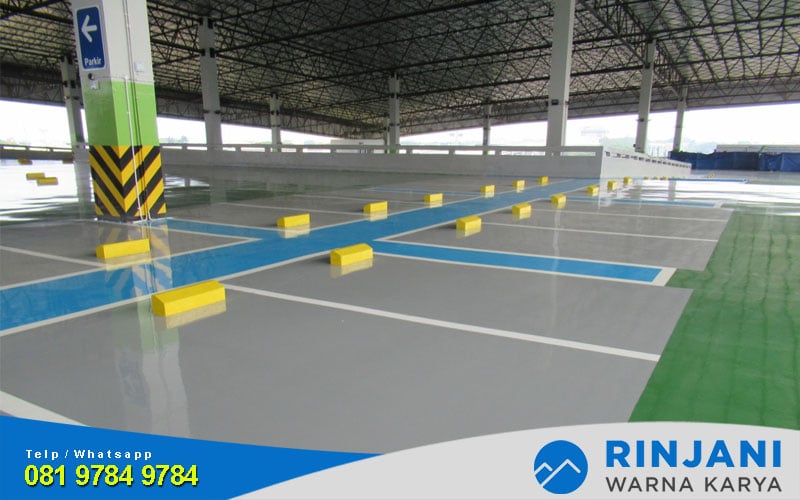 Jasa Epoxy Lantai Line Marking