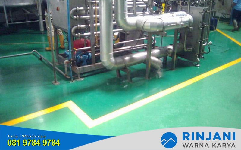Pengecatan Epoxy Lantai Pabrik di Kendal