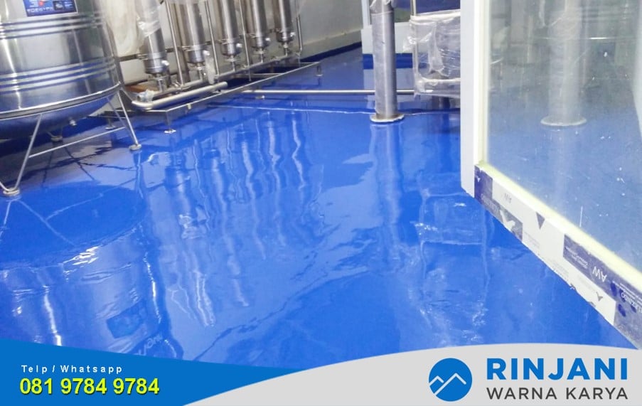 jasa epoxy lantai pabrik minuman