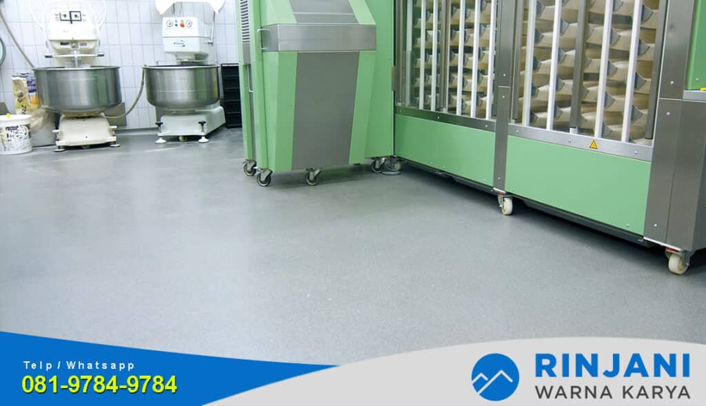 Aplikator Pengecatan Epoxy Lantai Pabrik Roti