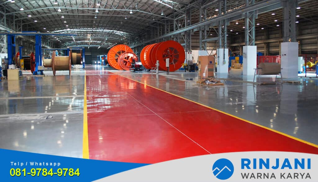 Jasa Epoxy Lantai Pabrik Kabel