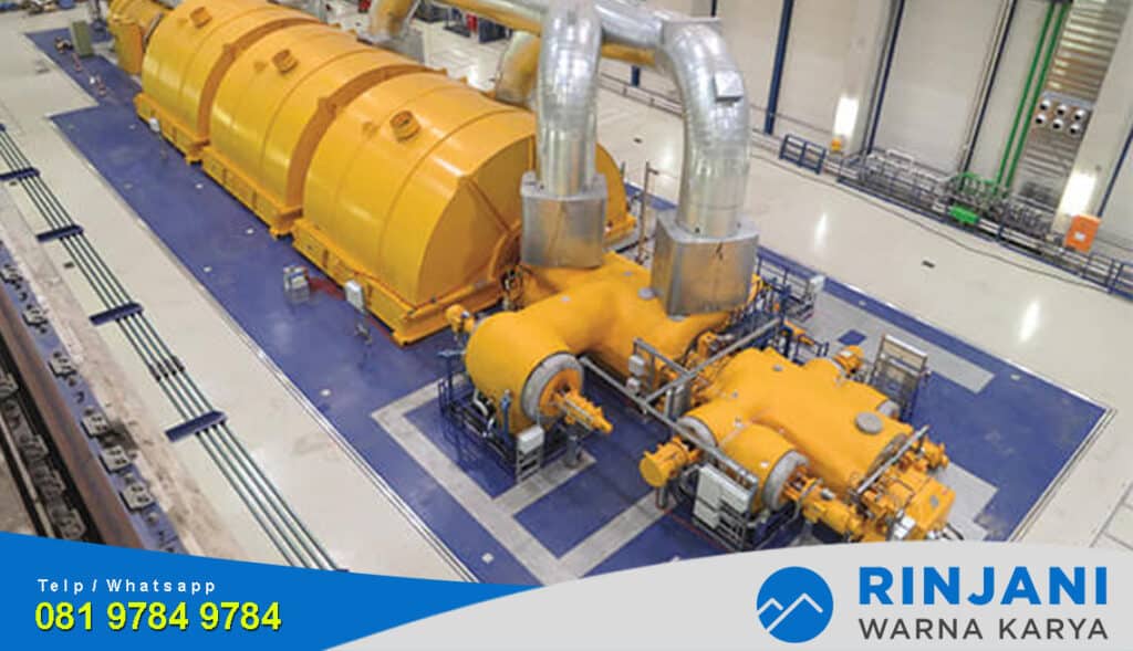 Jasa epoxy lantai ruang turbin