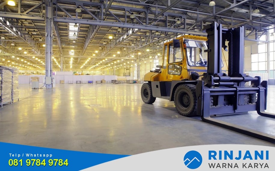 Lantai Rusak Karena Lalu Lintas Forklift, Epoxy Lantai Solusinya