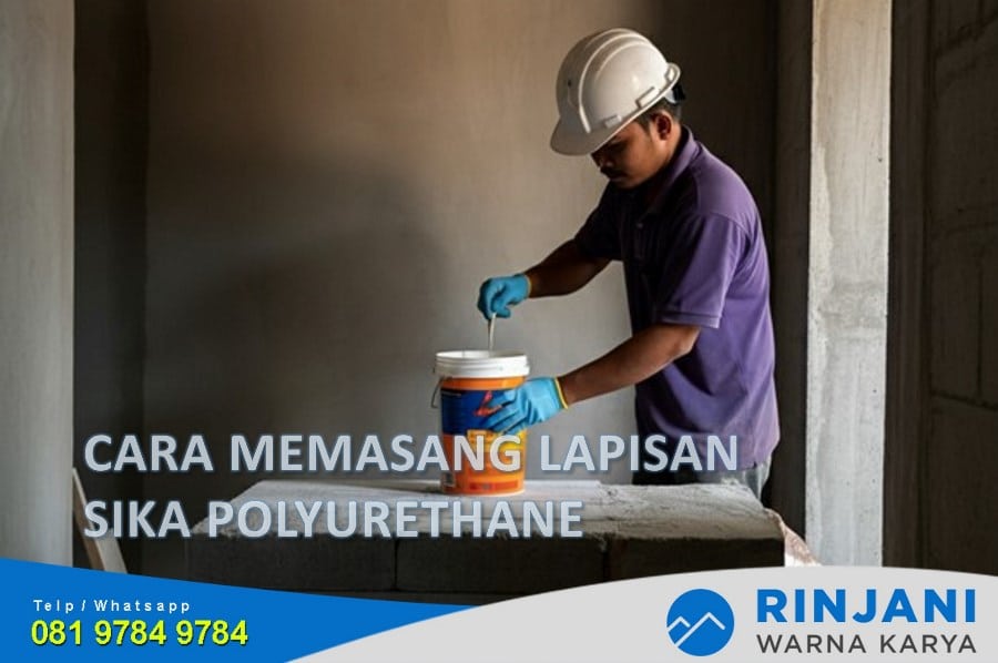 Cara Memasang Lapisan Sika Polyurethane