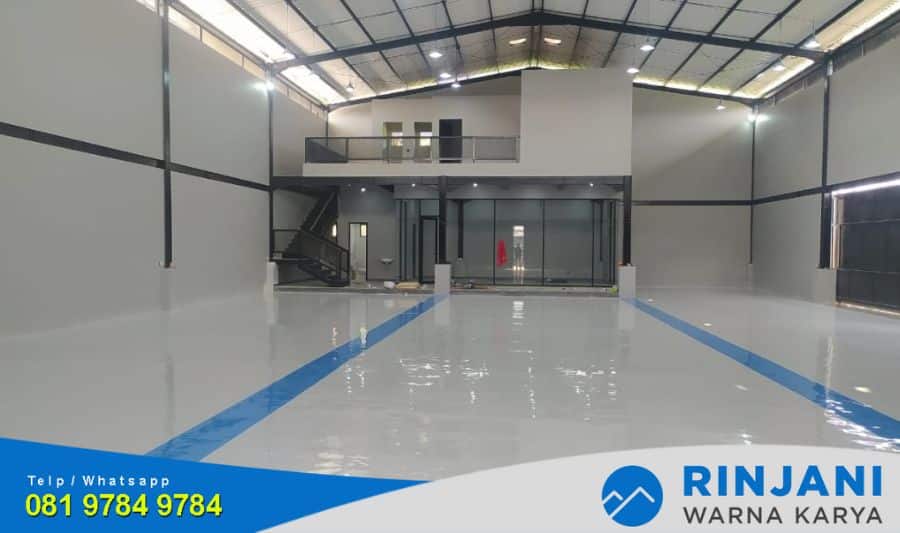 lantai epoxy gudang alfamart
