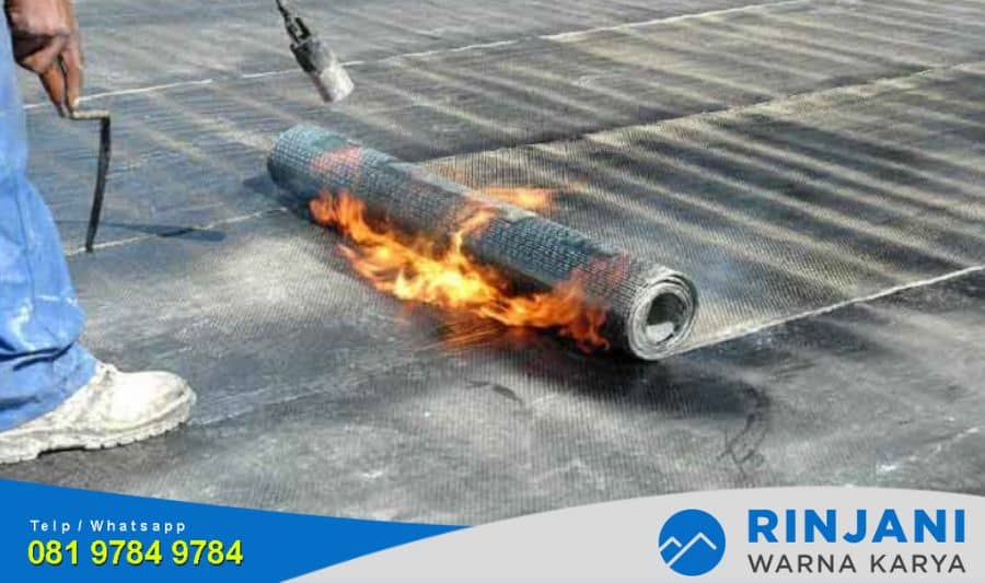 Cara pasang waterproofing membrane bakar