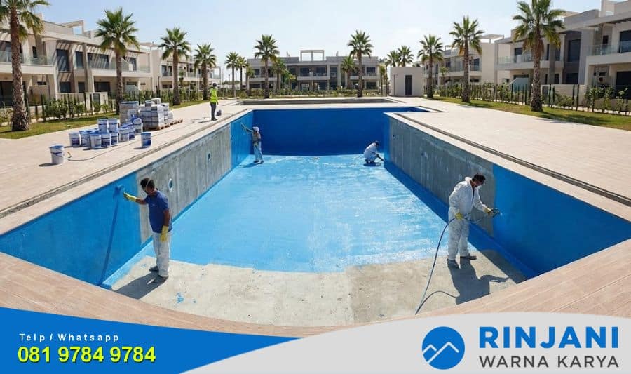 Cara waterproofing kolam renang agar tidak bocor