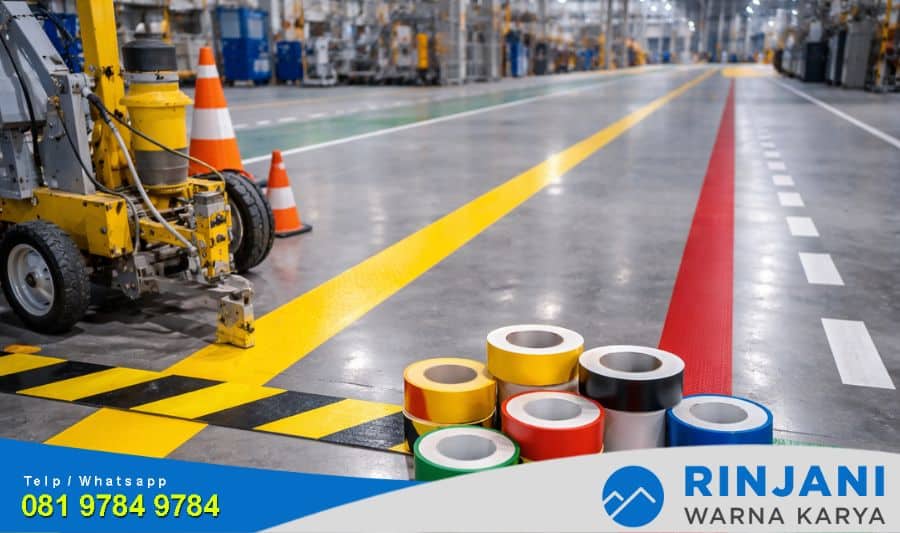 Marking Line Pabrik Standar Warna, Fungsi, dan Solusi Pemasangannya
