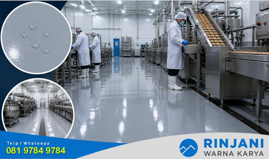 Jasa Epoxy Lantai Food Grade: Solusi Lantai Higienis untuk Pabrik Makanan yang Lolos Audit