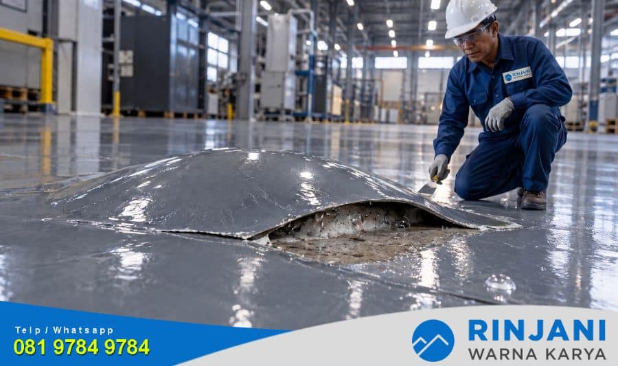 Epoxy Lantai Menggelembung (2)